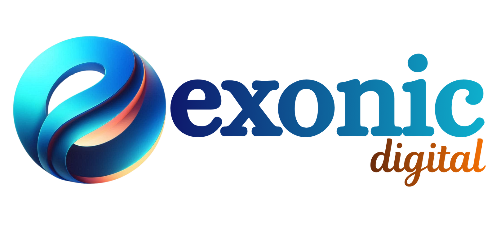exonic logo (Oval Sticker (Landscape))