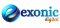 exonic logo (Oval Sticker (Landscape))